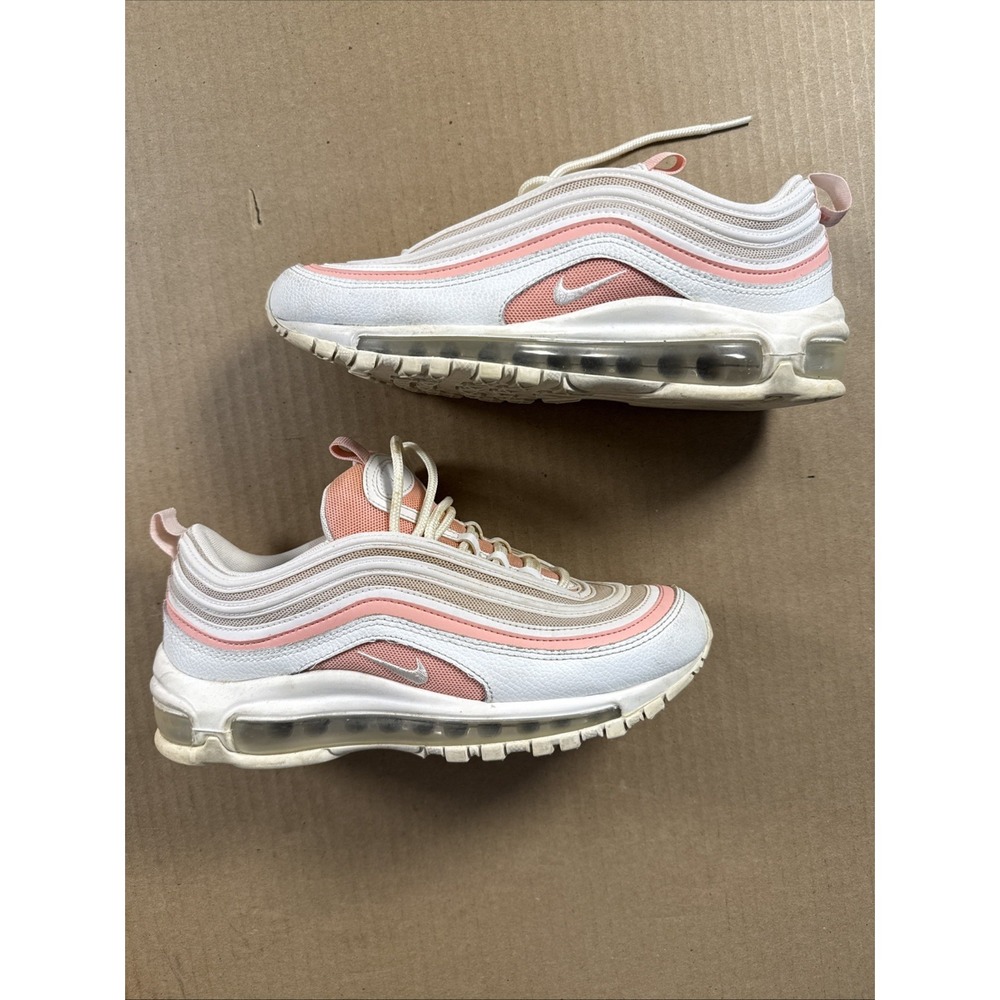 Nike Air Max 97 Bleached Coral Summit White 921733-104 Women's 6.5 Running